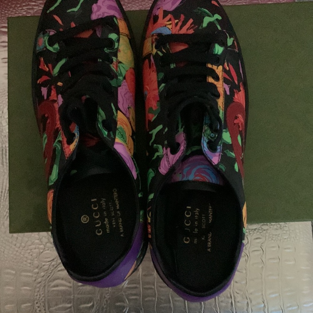 Multi Color Ken Scott Gucci Authentic Tennis - image 3